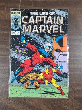 Marvel Captain Marvel Comic Book #3 October 1985 Bagged